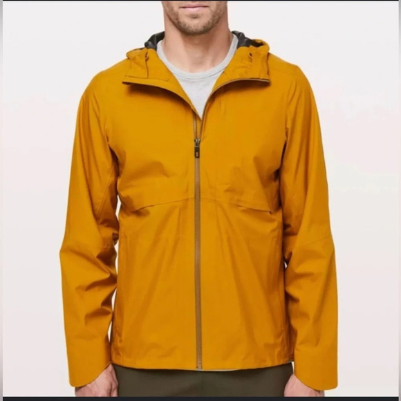 ! Lululemon Outpour Field Jacket Raincoat Men’s Size Large - Picture 1 of 7